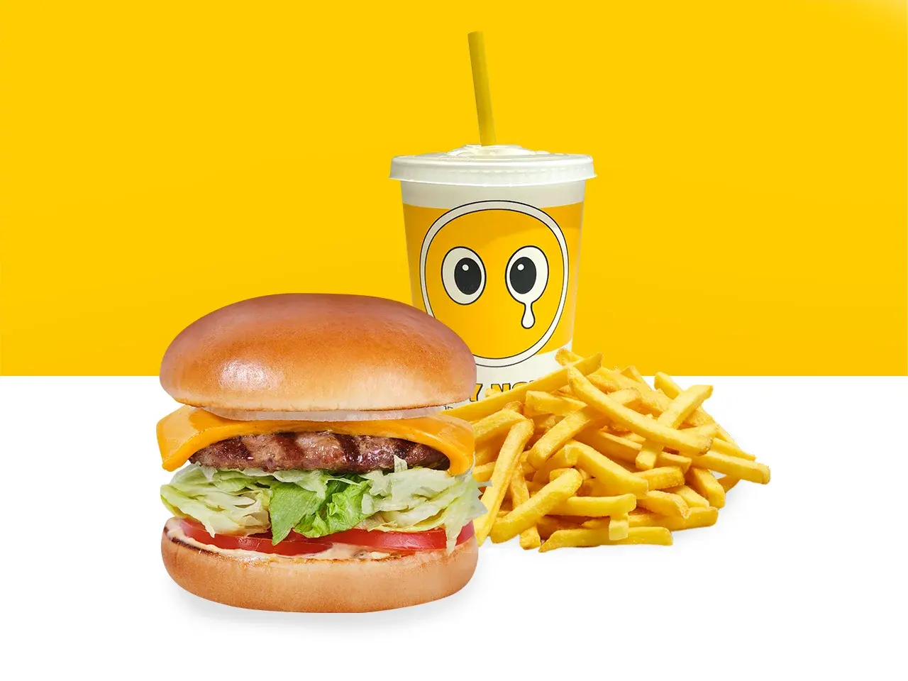 치즈버거 세트